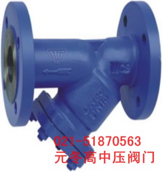 gl41h法兰连接铁制y型过滤器